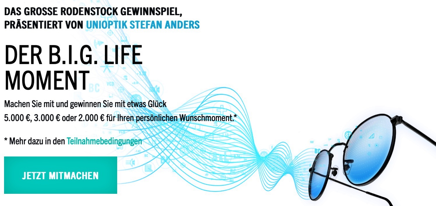 Rodenstock Gewinnspiel